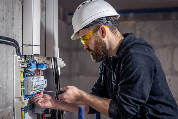 electrician at work